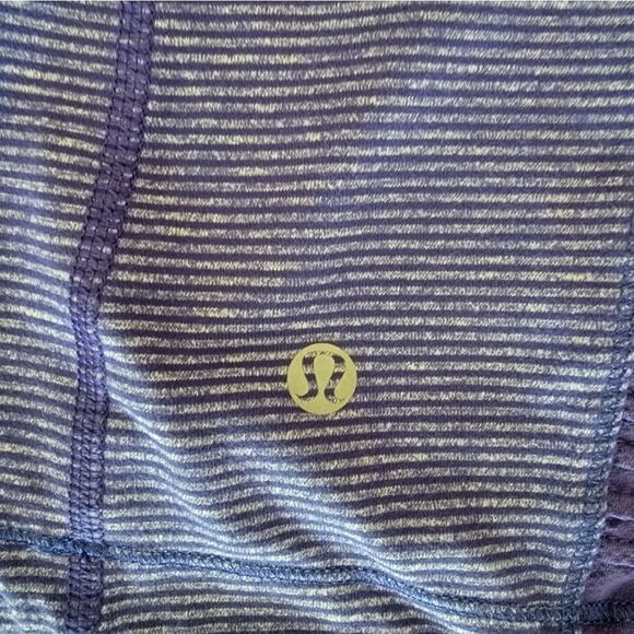 Striped Purple Athletic Top - Picture 3 of 3